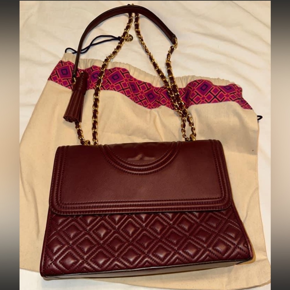 Tory Burch Fleming Maroon